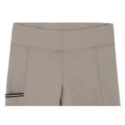 Pantalón Equithème Brigitte con culera de silicona Gris pardo Marrón