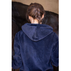 Sudadera con cremallera Emy Velvet Pénélope Azul marino