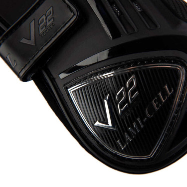 Protectores de tendones con velcro Lami-Cell V22 Negro