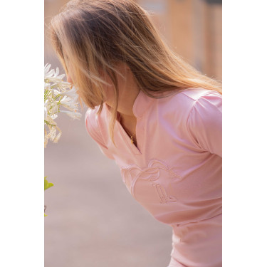 Polo Iliana Penélope Rosa empolvado