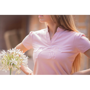 Polo Iliana Penélope Rosa empolvado