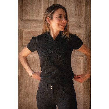 Polo Iliana Penélope Negro Polo Iliana Penélope Negro