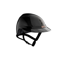 Casco de carbono NACA Gravity S Negro carbón brillante / oro rosa Casco de carbono NACA Gravity S Negro carbón brillante / oro rosa