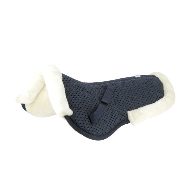 Almohadilla trasera Equithème Pro air Azul marino Almohadilla trasera Equithème Pro air Azul marino