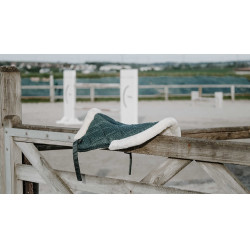 Almohadilla trasera Equithème Pro air Verde oscuro