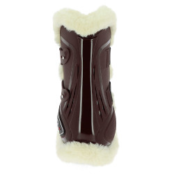 Protectores de tendón abotonadas Norton XTR de borreguillo sintético Castaño Marrón Protectores de tendón abotonadas Norton XTR de borreguillo sintético Castaño Marrón