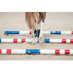 Protectores de tendón abotonadas Norton XTR de borreguillo sintético Azul marino Protectores de tendón abotonadas Norton XTR de borreguillo sintético Azul marino