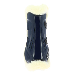 Protectores de tendón abotonadas Norton XTR de borreguillo sintético Azul marino Protectores de tendón abotonadas Norton XTR de borreguillo sintético Azul marino