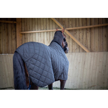 Manta Paddock Sports Matelassée Negro