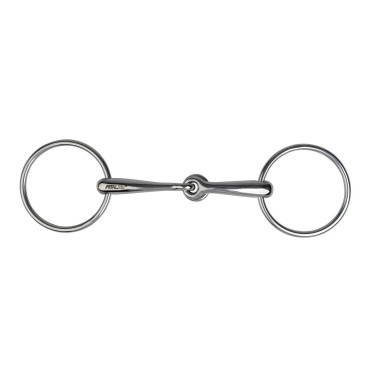 Filete de 2 anillas Metalab de acero inoxidable con tope