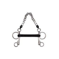 Pelham Metalab de goma rígida recto