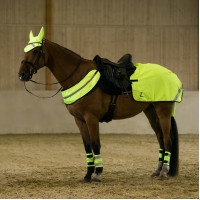 Riñonera reflectante fluo Horze Amarillo Riñonera reflectante fluo Horze Amarillo