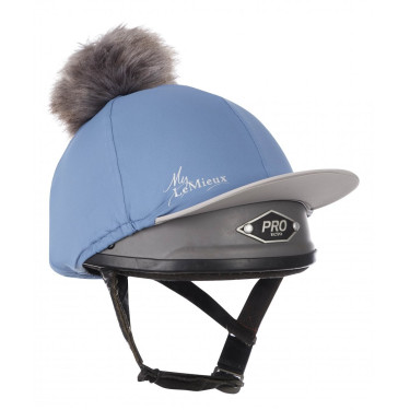 Funda gorra My LeMieux para cascos Azúl / gris Funda gorra My LeMieux para cascos Azúl / gris