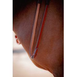 Riendas de goma Pénélope US Avellana Marrón