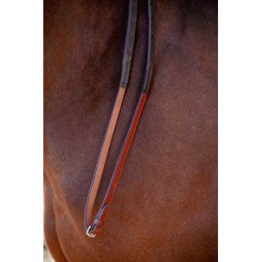 Riendas de goma Pénélope US Avellana Marrón