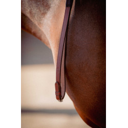 Riendas de goma Pénélope US Avellana Marrón