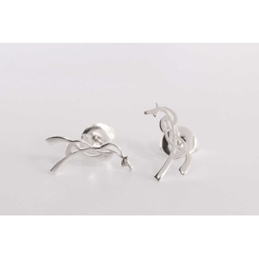 Pendientes Pénélope Milly Plata