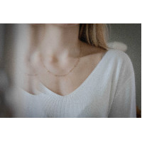 Collar Pénélope Eugenia Dorado Oro