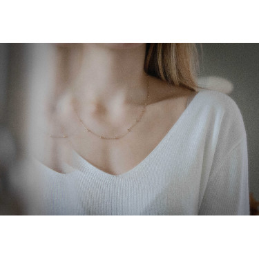 Collar Pénélope Eugenia Dorado Oro Collar Pénélope Eugenia Dorado Oro