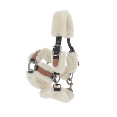 Cabezada de cuadra Pénélope Soft Negro / beige