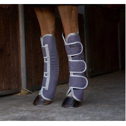 Ghettas de transporte Equithème Tyrex 1200D recicladas Gris pardo Marrón