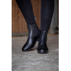Botines EQUITHEME Zurich con cremallera Negro
