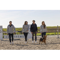 Sudadera con cremallera Equithème Nicolas Azul marino