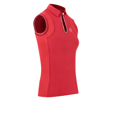 Polo Equithème Sarah Cereza Rojo