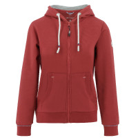 Sudadera con cremallera Equithème Courtney Cereza Rojo Sudadera con cremallera Equithème Courtney Cereza Rojo