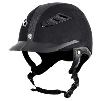 Casco BACK ON TRACK® EQ3 Lynx "Microfibre/Sand" Negro Casco BACK ON TRACK® EQ3 Lynx "Microfibre/Sand" Negro