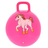 Balón de salto EQUI-KIDS Licorne Fluo rosa