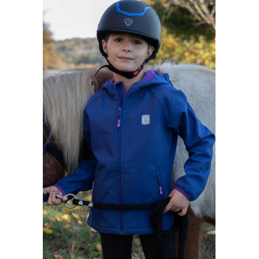 Softshell Equi-Kids Amandine Azul marino