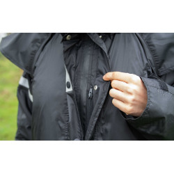 Gabardina Equithème RiderCoat Negro Gabardina Equithème RiderCoat Negro
