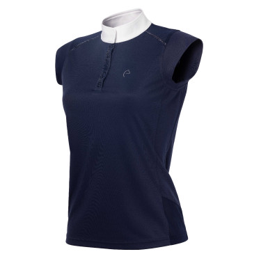 Polo Equithème Brussels con brillantes Azul marino