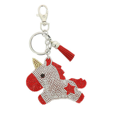 Llavero Equi-Kids Baby licorne Estrella Rojo