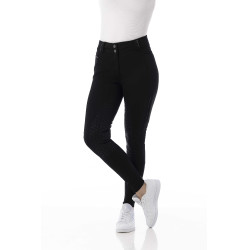 Pantalón softshell Equitheme Kitzbuhl con culera de silicona Negro