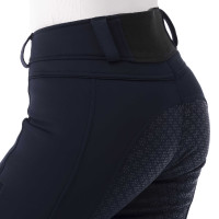 Pantalón softshell Equitheme Kitzbuhl con culera de silicona Azul marino