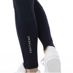 Pantalón softshell Equitheme Kitzbuhl con culera de silicona Azul marino