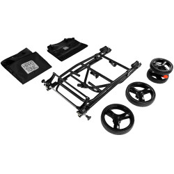 Chariot démontable HIPPOTONIC - 3 roues Negro