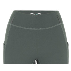 Legging doublé polaire RIDING WORLD - Volga - Femme Gris verde