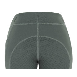 Legging doublé polaire RIDING WORLD - Volga - Femme Gris verde