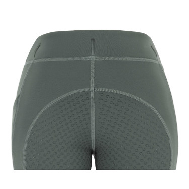 Legging doublé polaire RIDING WORLD - Volga - Femme Gris verde