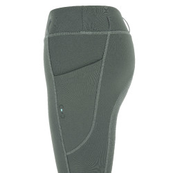 Legging doublé polaire RIDING WORLD - Volga - Femme Gris verde