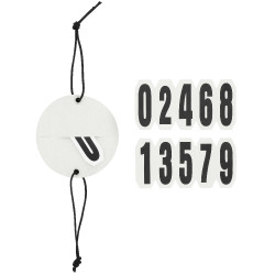 Portanúmeros EQUITHÈME – Glitter Plateado Gris Portanúmeros EQUITHÈME – Glitter Plateado Gris