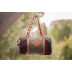 Bolso PENELOPE Canvas Bowl Verde / negro Bolso PENELOPE Canvas Bowl Verde / negro