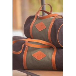 Bolso PENELOPE Canvas Bowl Verde / negro Bolso PENELOPE Canvas Bowl Verde / negro