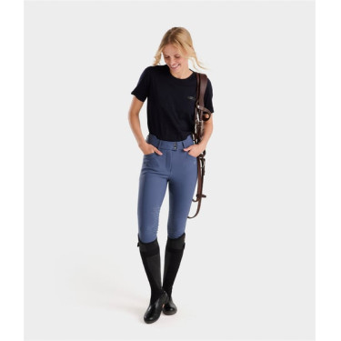 Pantalón de equitación X-perform Iconic Horse Pilot mujer Índigo vintage Azul