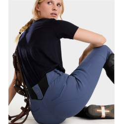 Pantalón de equitación X-perform Iconic Horse Pilot mujer Índigo vintage Azul
