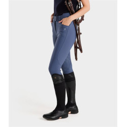 Pantalón de equitación X-perform Iconic Horse Pilot mujer Índigo vintage Azul