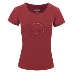 Camiseta Equithème Anna Cereza Rojo Camiseta Equithème Anna Cereza Rojo